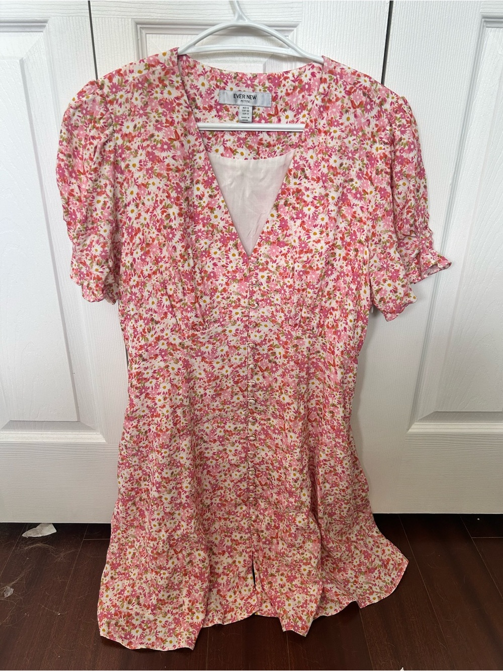 Ever New Pink Floral Mini Dress